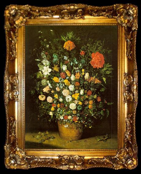 framed  Jan Brueghel Bouquet2, ta009-2